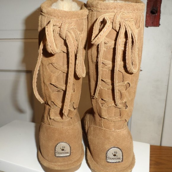 NWOT Bearpaw Boots - Youth Size 3 - Picture 2 of 6